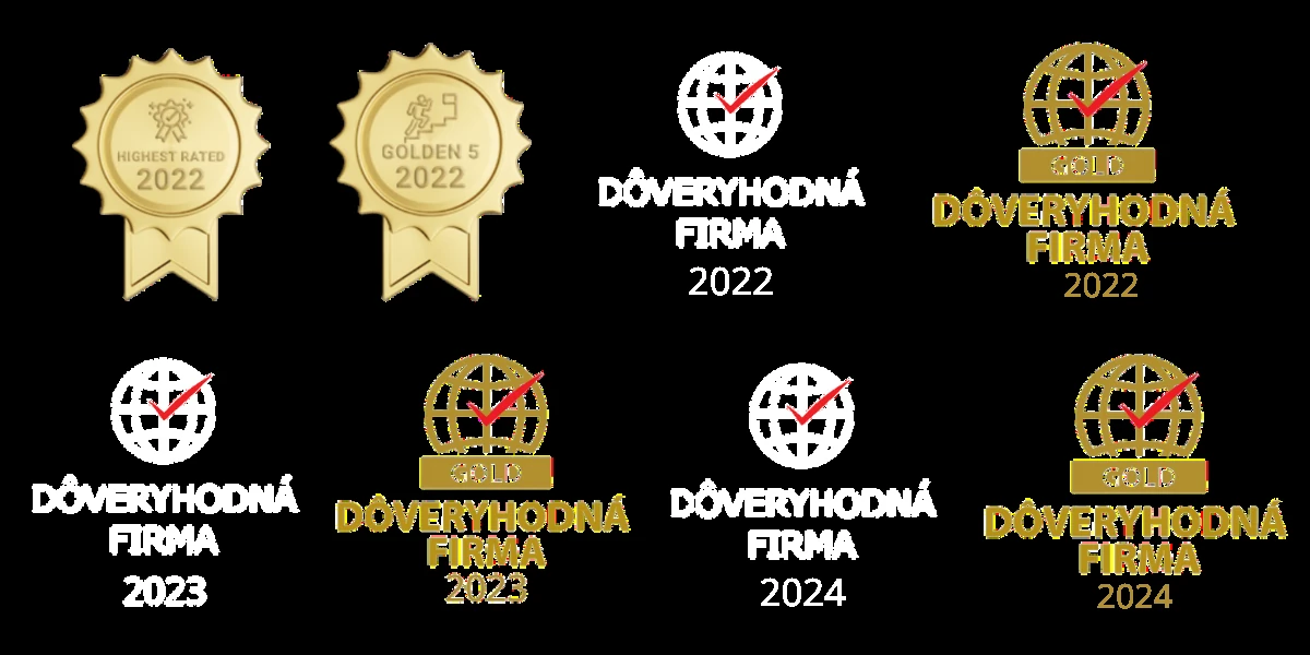 Job4Gastro díjak: Megbízható cég 2022, 2023, 2024, GOLD